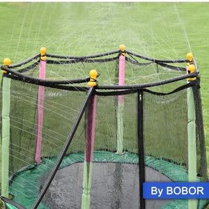 New in box Bobar Trampoline Water Sprinkler